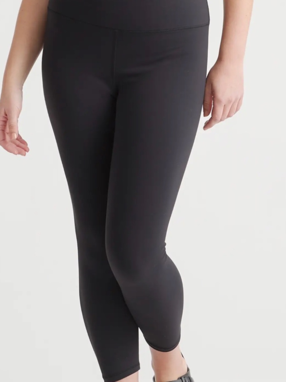 Quince Ultra-Form High-Rise Legging - Short - Black size L